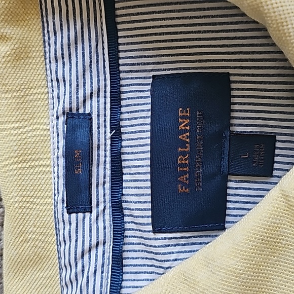 Fairlane slim large polo yellow - Picture 2 of 3